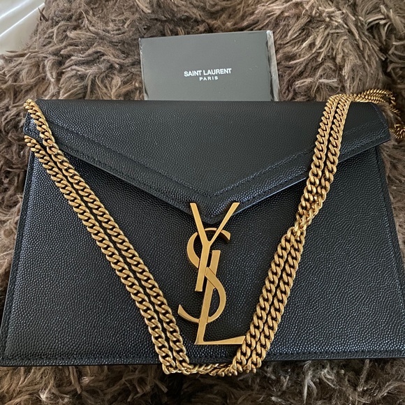 NEW YSL Cassandra Leather Shoulder Bag - Picture 1 of 9